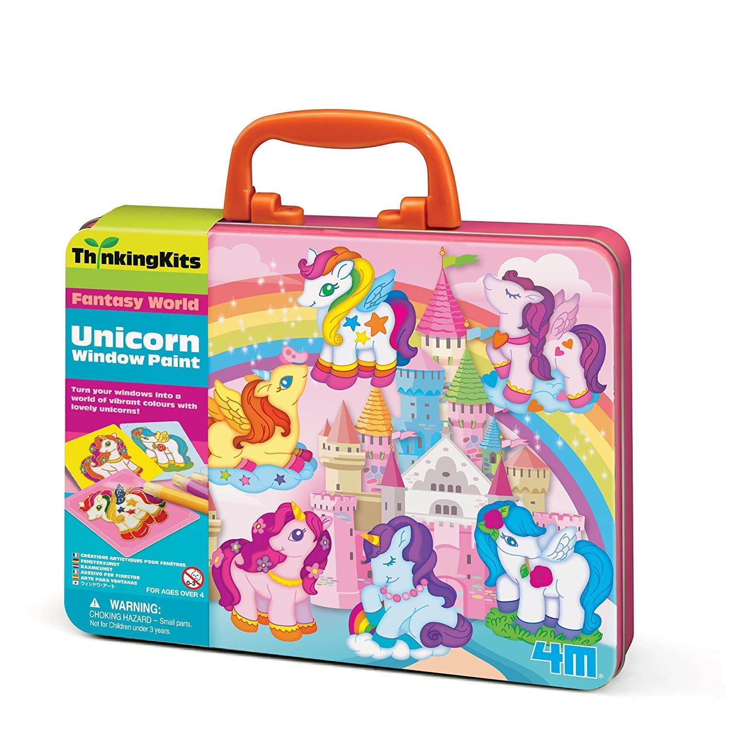 4M 404735 Thinking Kits Unicorn Window Paints, 1 Count (Pack of 1) - Image 4