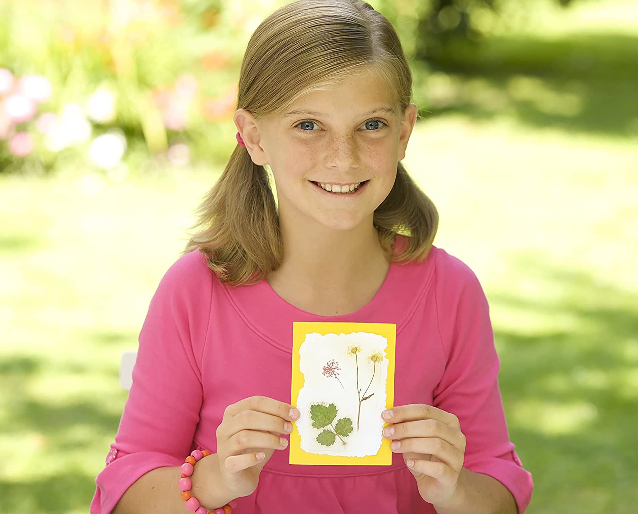 4M Green Creativity Pressed Flower Art Kit, Recycle Flowers Art & Crafts DIY Kit, For Boys & Girls Ages 5+ - Image 8