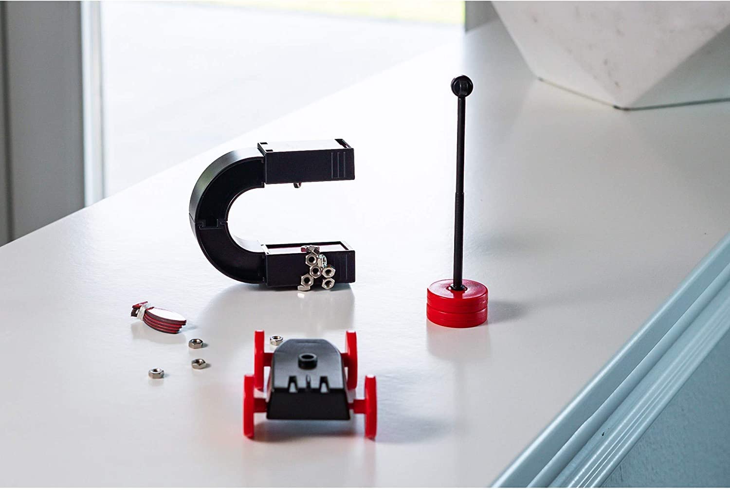 4M Magnet Science Kit - 10 Magnetic Experiments & Games (over 25 pieces to Build & STEM Learn From) - Power the Racer with a Magnet, Levitate a Magnet, Magnetic Yacht & Fishing, Boys & Girls, Age 8+ - Image 3
